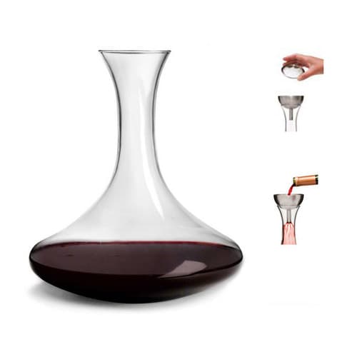 3 Piece Wine Decanter Set