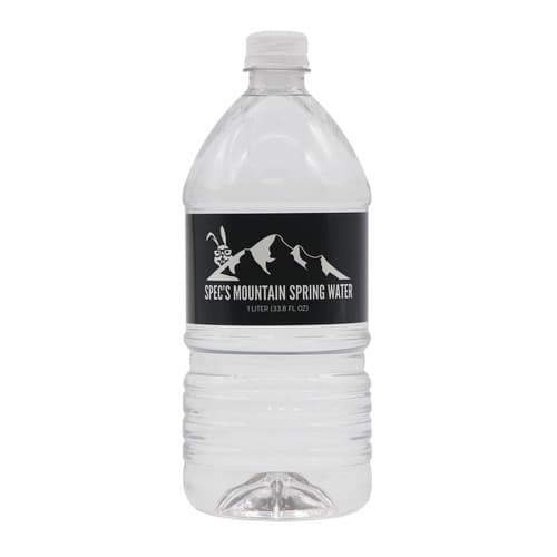 Spec's Pure Mountain Spring Water 1 Liter