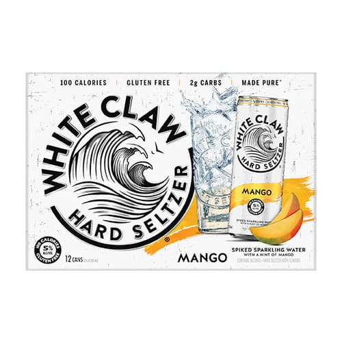 White Claw Mango Hard Seltzer • 12pk Can