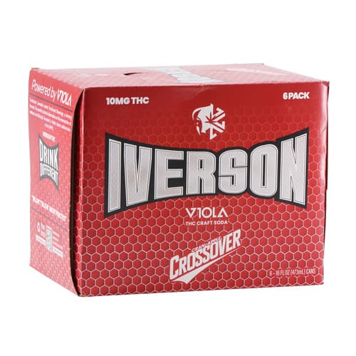 Iverson Cran-apple Crossover Soda 10mg Delta 9 • 6pk Can