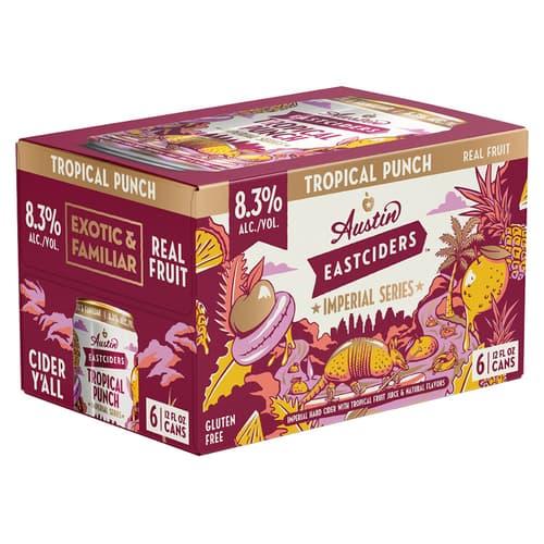 Austin Eastcider Imperial Tropical Cider • 6pk Can