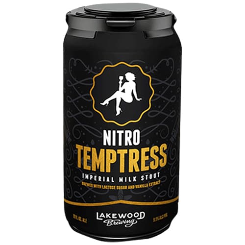Lakewood Brewing Nitro Temptress Stout • Cans