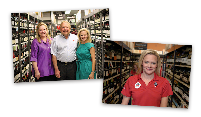 Lisa Rydman with her mother and father